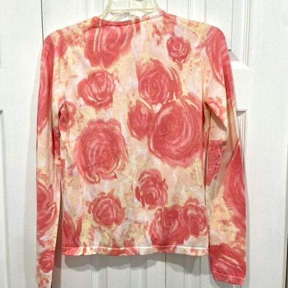 Kate Hill 2 pieces cardigan and sleeveless tie dye top set size XS 100% cotton - Picture 5 of 12